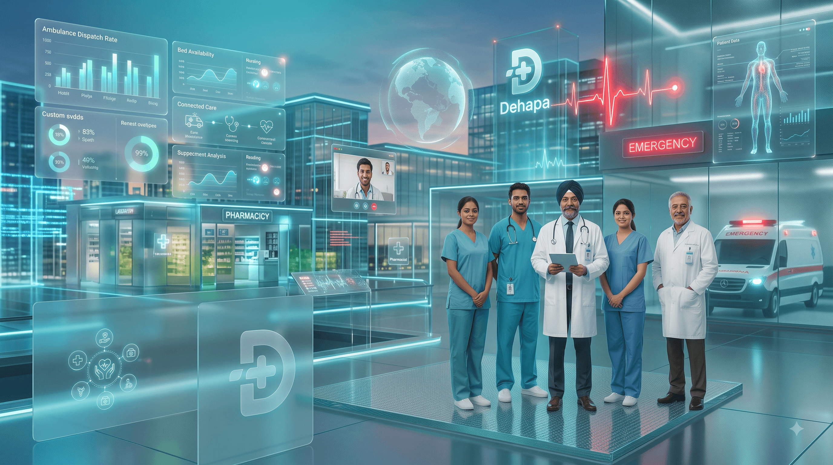 Medical Hero Background Mobile
